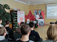 Аркадакской молодёжи рассказали о блокадном хлебе, о «дороге жизни»