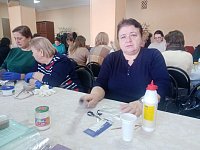 Аркадакский сельский работник культуры мастерил своими руками игрушку из ваты и участвовал в мастер-классе