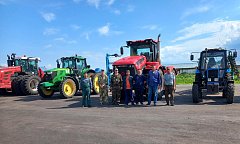 В селе Чиганак прошёл показательный техосмотр сельскохозяйственной техники