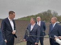 Губернатор Роман Бусаргин побывал на посевных полях фермерского хозяйства Сергея Ильина