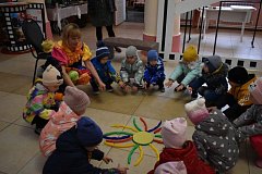 Аркадакские дошколята побывали в мультяшной стране на развлекательном мероприятии 