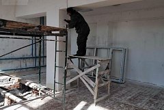 В Малиновском сельском Доме культуры идет ремонт