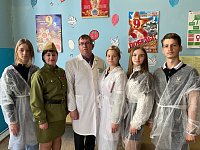 Студенты медколледжа провели памятную акцию в Летяжевском санатории