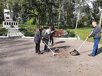В районе идёт осенний месячник по благоустройству