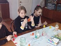 Воспитанники воскресной школы готовятся к Светлому празднику Пасхи
