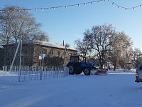 Расчистка дорог в Аркадаке ведется в круглосуточном режиме