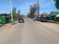 Семилетний велосипедист попал под колеса легковой машины в городе Аркадаке