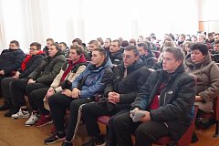 Военный комиссар встретился с одиннадцатиклассниками нашего района