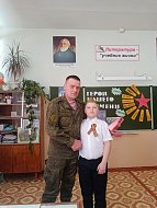 Участник СВО рассказал аркадакским школьникам о своей службе