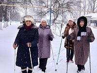 Аркадакские женщины снова взяли в руки лыжные палки