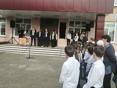 На здании школы села Семёновки  открыли мемориальную доску в честь бывшего ученика, погибшего в зоне СВО, Максима Щербинина