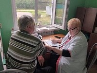 Мобильная медицинская бригада обследовала росташовских жителей