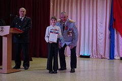 Праздничный концерт был адресован сотрудникам аркадакской полиции