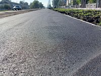 В строящемся парке «Юность» по ул. Ленина началось асфальтирование
