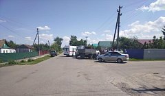 Сегодня в Аркадаке  Лада Гранта врезалась в грузовик