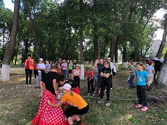 В городском парке прошла конкурсно-игровая программа для детей