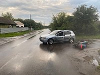 В воскресенье в Аркадаке произошла ещё одна авария с участием мопеда