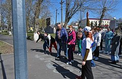 В городском парке прошла эстафета здоровья