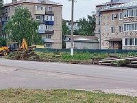 Продолжаются подготовительные работы к благоустройству сквера «Юность»