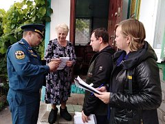 В районе идут профилактические рейды по соблюдению правил пожарной безопасности в частном секторе
