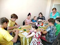 В Центре социального обслуживания населения для детей прошёл творческий мастер-класс