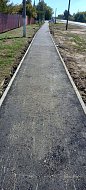 Завершено строительство тротуара на улице Балашовской