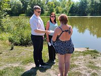 В Аркадаке прошли рейды по местам массового отдыха у воды