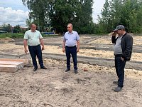 Благоустраивается сквер по улице Льва Толстого в Аркадаке