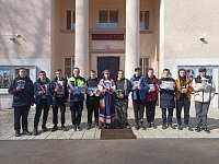 Патриотическая акция «Мы вместе» на улицах Аркадака