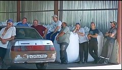 Росташовские "Сударушки" выступили с концертом на току