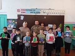 У подгоренских школьников был в гостях солдат Российской Армии