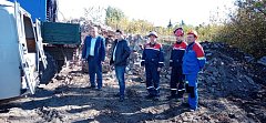 В Аркадаке прошла учебная тренировка аварийных и спасательных служб
