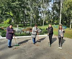 В районе идёт осенний месячник по благоустройству