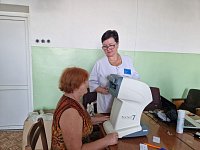 Более ста аркадакцев приняли специалисты "Поезда Здоровья"