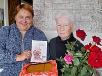 Жительница села Росташи Нина Александровна Кудинова встретила свой восьмидесятый день рождения