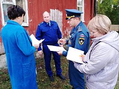 В районе идут профилактические рейды по соблюдению правил пожарной безопасности в частном секторе