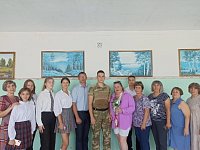 В городской школе №3 состоялась встреча с участником СВО Даниилом Юриным