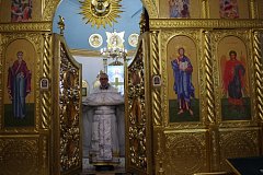 В аркадакском храме Вознесения Господня идёт праздничная Богоявленская служба 