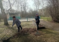 Баклушинцы наводили порядок на улицах своего села