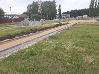 В Росташах идёт строительство площадки ГТО