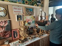 В Семёновке работает творческая выставка сельских умельцев