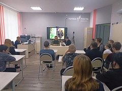 Росташовские школьники встретились с участником специальной военной операции