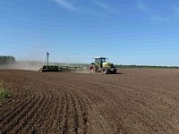 Земледельцы района завершают боронование, подкормку озимых, сеют ранние яровые зерновые культуры