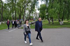 В гостях у аркадакцев участница праймериз Мария Усова