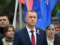 Губернатор Саратовской области Роман Бусаргин: "Саратовская область с Президентом!"