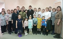Аркадакские дети читали стихи в поддержку военнослужащего 