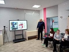 На базе Росташовской «Точки Роста» проводятся встречи школьников с представителями сельскохозяйственных профессий