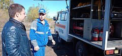 В Аркадаке прошла учебная тренировка аварийных и спасательных служб