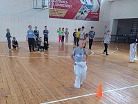 Спортивная эстафета прошла для ребят из детского оздоровительного лагеря