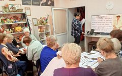 Игра-викторина объединила аркадакских пенсионеров